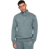 Herren Sweatshirt mit halbem Reißverschluss