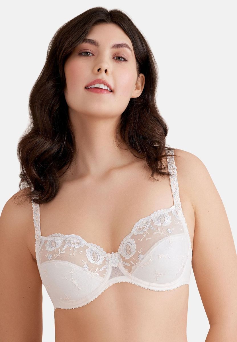 Floral bestickter Bügel-BH