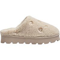 Clogs Hausschuhe mit Faux-Shearling-Plateau