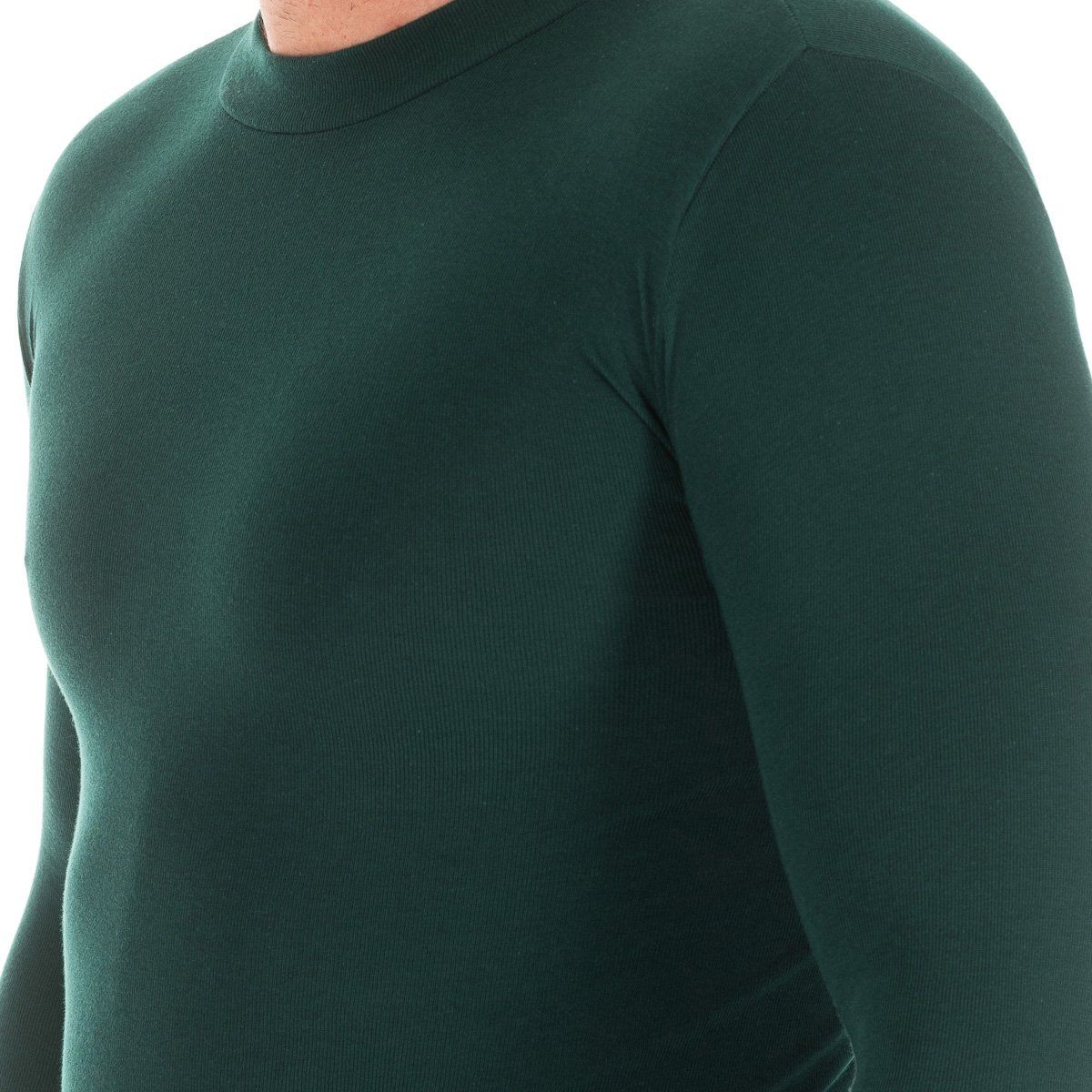 Essenzielles Langarmshirt aus Baumwollmischgewebe