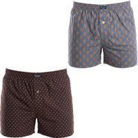 Herren Baumwoll-Boxershorts Doppelpack