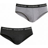 Klassische Baumwollslips Zweierpack