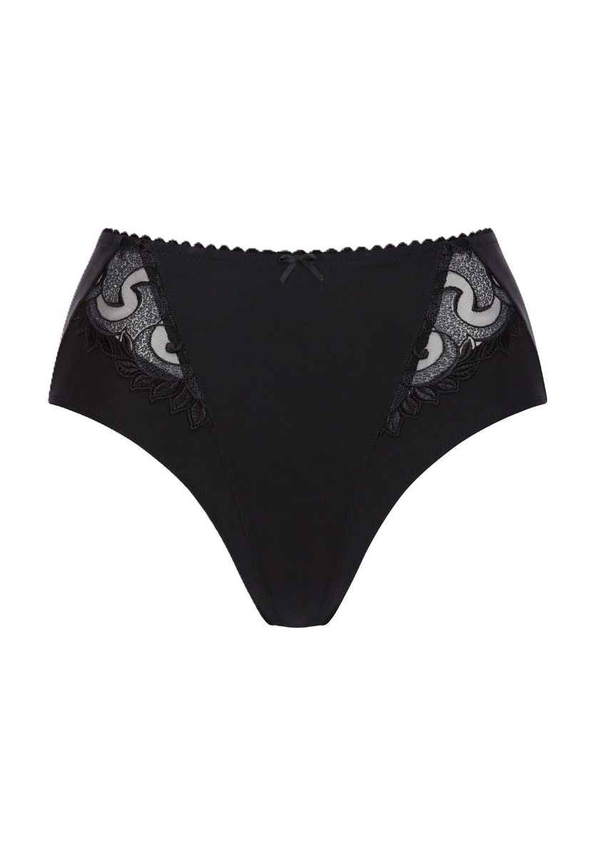 Eleganter schwarzer Taillen-Slip