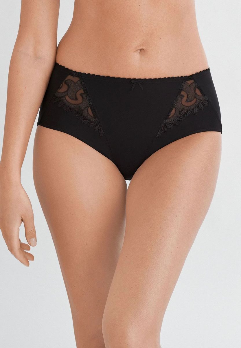 Eleganter schwarzer Taillen-Slip