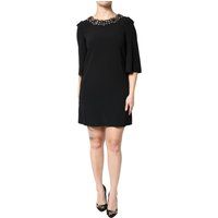 Verziertes Neck Shift Kleid