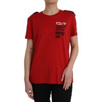 Handgefertigtes Grafik-T-Shirt mit kurzen Ärmeln