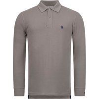 Klassisches Langarm Poloshirt