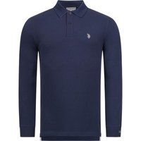 Klassisches Langarm Poloshirt