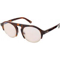 Klassische Schildpatt Halbrand Sonnenbrille