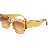 Eckige Honig Sonnenbrille Victoria Beckham