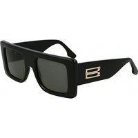 Markante Sonnenbrille mit rechteckigem Rahmen