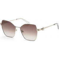 Geometrische Sonnenbrille mit Metallrahmen