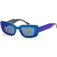 Rechteckige Sonnenbrille mit Nieten