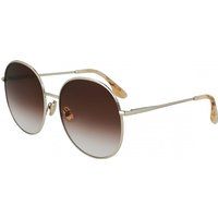 Sonnenbrille mit rundem Rahmen und Farbverlaufsgläsern