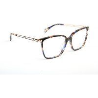 Gemusterte quadratische Vollrandbrille