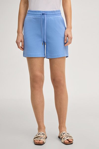 Joop! Trissi Blaue Baumwoll-Sweatshorts mit elastischem Kordelzugbund