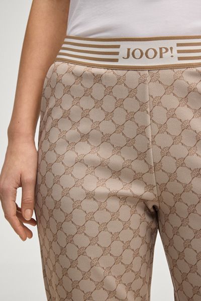 Gemusterte Joggpants aus Stretch-Baumwollmischung