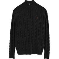 Zopfmuster Half-Zip Pullover