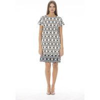 Geometrisches Druckkleid