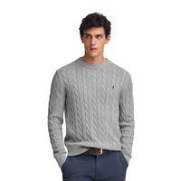 Klassischer Zopfmuster Strickpullover