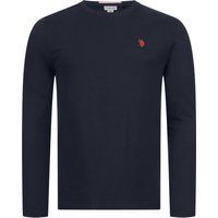 Herren Langarm Baumwollshirt Basic