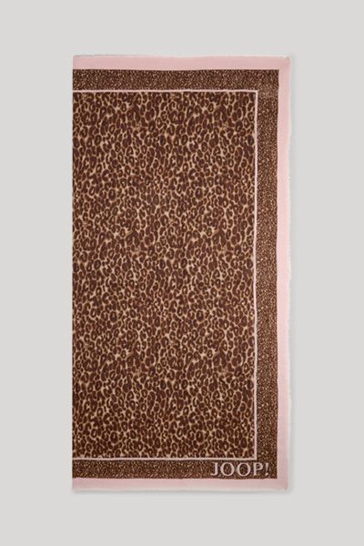 Joop! Adalia Tuch in Beige Braun Rosa Leopardenmuster