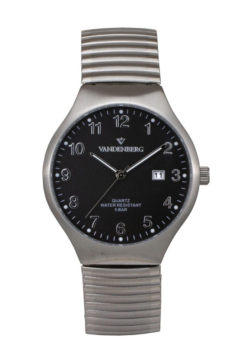 Klassische Herrenuhr aus Edelstahl