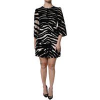 Zebra-Muster Mini-Kleid