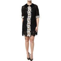 Spitzen-Minikleid mit floralen Verzierungen