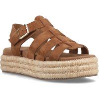 Hush Puppies Rosetta Gladiatoren Leder Damen Sandalen in Braun