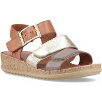 Hush Puppies Eliana Sandale Leder Damen Goldsandalen