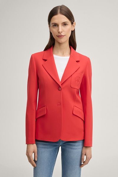 Marc Cain Blazer Jil in Rot mit Logo-Emblem