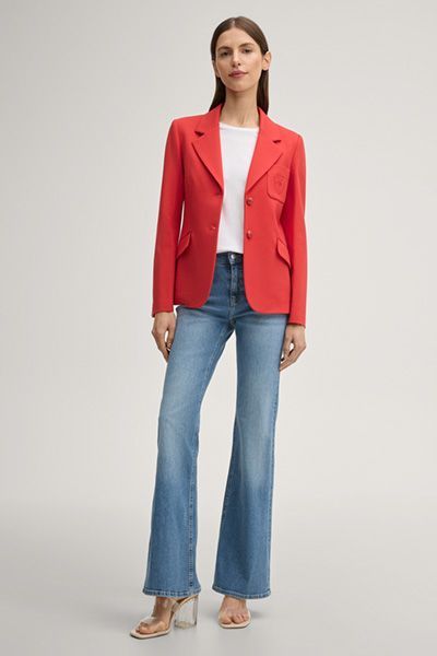 Marc Cain Blazer Jil in Rot mit Logo-Emblem