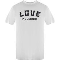 Baumwoll T-Shirt mit Logo-Print