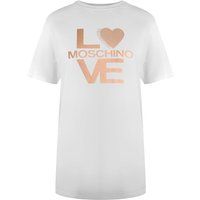 Baumwoll T-Shirt mit Logo-Print
