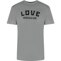 Love Moschino T-Shirt mit Logo-Grafik