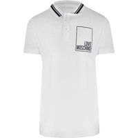 Love Moschino Polohemd mit Box-Logo