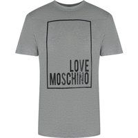 Love Moschino T-Shirt mit Box-Logo