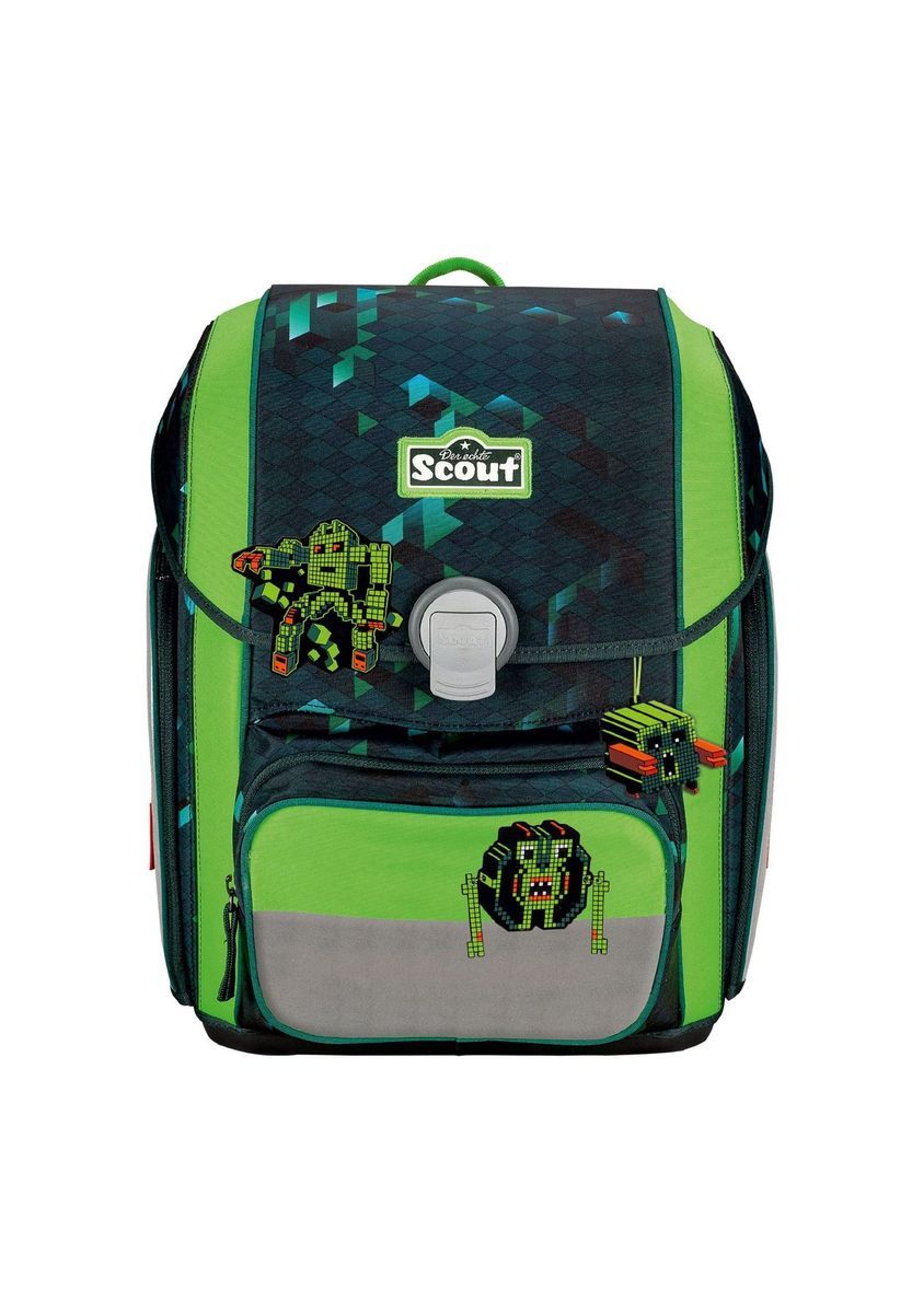 Scout Schulranzen Set fünfteilig grün