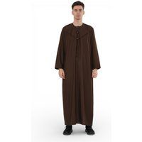 Marokkanische Herren Jubba Thobe in Braun