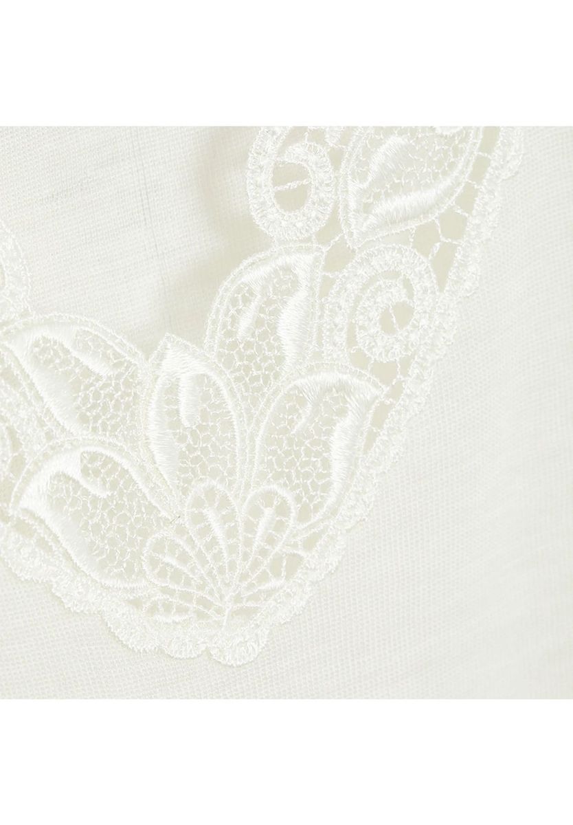 Wollmischungs-Tanktop mit Spitzendetails