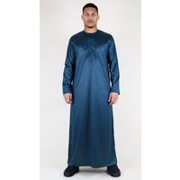 Herren Satin Thobe Gewand Jubba