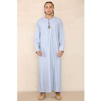 Herren Blauer Thobe Jubba Kaftan