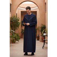 Elegantes marokkanisches Thobe-Gewand für Herren