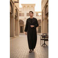 Herren Marokkanische Thobe Jubba Robe