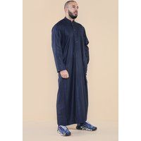 Herren Saudi Arabisch Marineblau Thobe Jubba