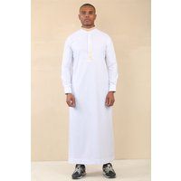 Weißer Thobe Jubba Robe für Herren