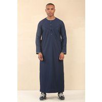Herren Marineblauer Emirati Thobe Robe
