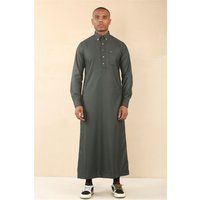 Herren Langarm Thobe Jubba Robe