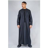 Schwarzer Emirati Thobe Jubba für Herren